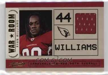 2011 Panini Absolute Memorabilia - War Room - Materials #3 - Ryan Williams