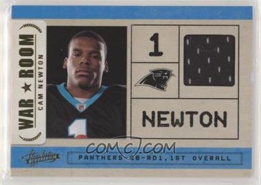 2011 Panini Absolute Memorabilia - War Room - Materials #7 - Cam Newton