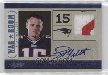 2011 Panini Absolute Memorabilia - War Room - Spectrum Materials Prime Signatures #28 - Ryan Mallett /25