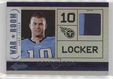 2011 Panini Absolute Memorabilia - War Room - Spectrum Materials Prime #22 - Jake Locker /50