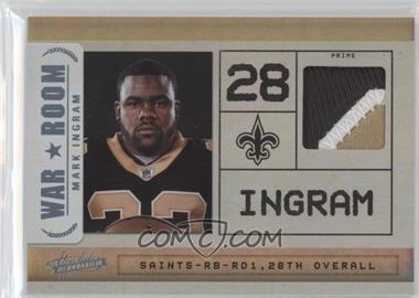 2011 Panini Absolute Memorabilia - War Room - Spectrum Materials Prime #33 - Mark Ingram /50