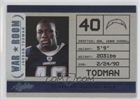 Jordan Todman #/50