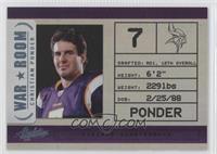 Christian Ponder #/50