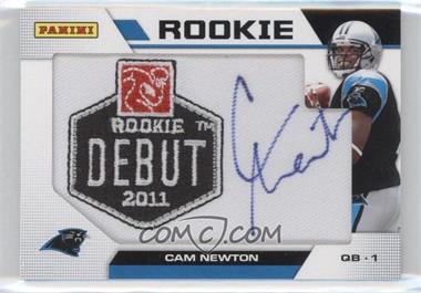 2011 Panini Black Friday - Rookie Debut Patch Autographs #CN - Cam Newton