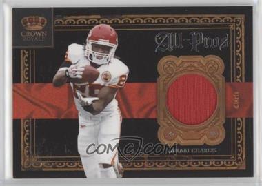 2011 Panini Crown Royale - All-Pros - Materials Prime #2 - Jamaal Charles /50