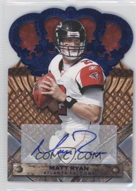 2011 Panini Crown Royale - [Base] - Blue Signatures #61 - Matt Ryan /1