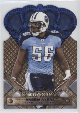 2011 Panini Crown Royale - [Base] - Blue #104 - Rookie - Akeem Ayers /100