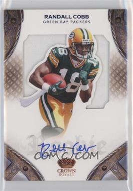 2011 Panini Crown Royale - [Base] - Blue #207 - Rookie Silhouette Signatures - Randall Cobb /50