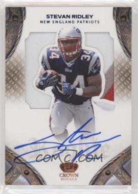 2011 Panini Crown Royale - [Base] - Blue #233 - Rookie Silhouette Signatures - Stevan Ridley /50