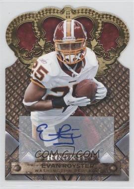 2011 Panini Crown Royale - [Base] - Gold Signatures #132 - Rookie - Evan Royster /499