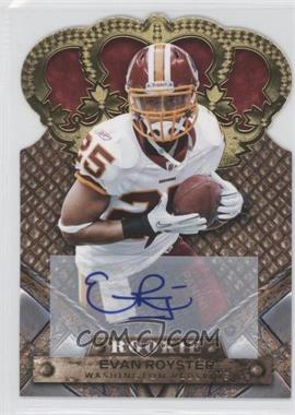 2011 Panini Crown Royale - [Base] - Gold Signatures #132 - Rookie - Evan Royster /499