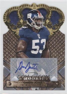 2011 Panini Crown Royale - [Base] - Gold Signatures #134 - Rookie - Greg Jones /499