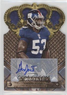 2011 Panini Crown Royale - [Base] - Gold Signatures #134 - Rookie - Greg Jones /499