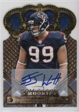 2011 Panini Crown Royale - [Base] - Gold Signatures #137 - Rookie - J.J. Watt /499