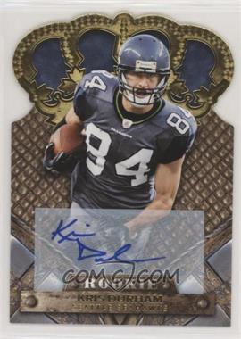 2011 Panini Crown Royale - [Base] - Gold Signatures #154 - Rookie - Kris Durham /499