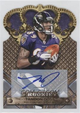 2011 Panini Crown Royale - [Base] - Gold Signatures #195 - Rookie - Tandon Doss /499