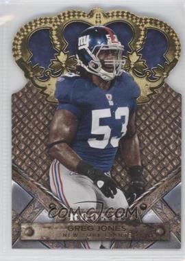 2011 Panini Crown Royale - [Base] - Gold #134 - Rookie - Greg Jones /25