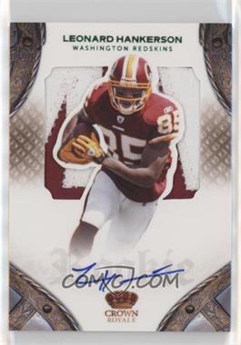 2011 Panini Crown Royale - [Base] - Green #221 - Rookie Silhouette Signatures - Leonard Hankerson /10