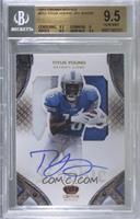 Rookie Silhouette Signatures - Titus Young [BGS 9.5 GEM MINT] #/…