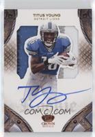 Rookie Silhouette Signatures - Titus Young [Noted] #/299
