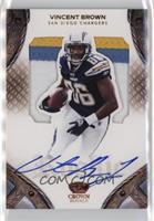 Rookie Silhouette Signatures - Vincent Brown #/299