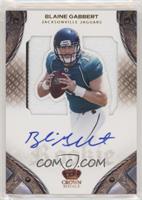 Rookie Silhouette Signatures - Blaine Gabbert #/199