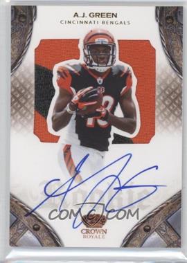 2011 Panini Crown Royale - [Base] #236 - Rookie Silhouette Signatures - A.J. Green /199