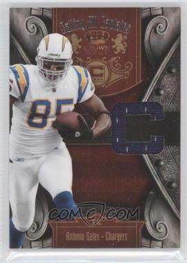 2011 Panini Crown Royale - Calling All Captains - Materials #18 - Antonio Gates /299