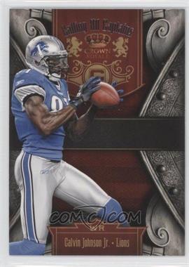 2011 Panini Crown Royale - Calling All Captains #8 - Calvin Johnson Jr.