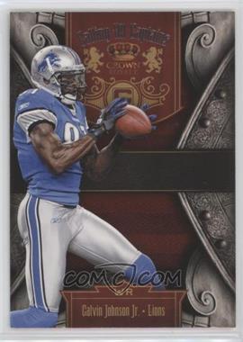 2011 Panini Crown Royale - Calling All Captains #8 - Calvin Johnson Jr.