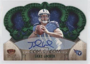 2011 Panini Crown Royale - Crown Jewel Rookies - Emerald Signatures #24 - Jake Locker /5