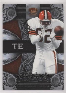 2011 Panini Crown Royale - Living Legends #17 - Ozzie Newsome