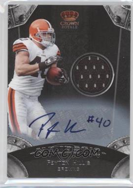 2011 Panini Crown Royale - Majestic - Materials Signatures #10 - Peyton Hillis /20