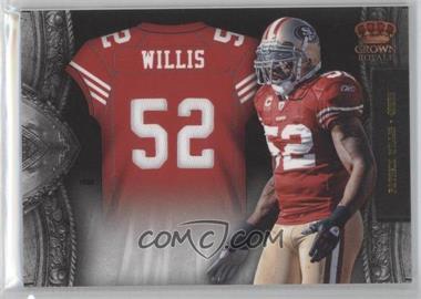 2011 Panini Crown Royale - Player Jersey Die-Cut Materials - Prime #15 - Patrick Willis /10