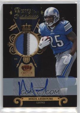 2011 Panini Crown Royale - Rookie Royalty - Materials Prime Signatures #8 - Mikel Leshoure /25