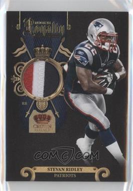 2011 Panini Crown Royale - Rookie Royalty - Materials Prime #19 - Stevan Ridley /50