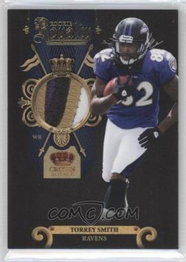 2011 Panini Crown Royale - Rookie Royalty - Materials Prime #6 - Torrey Smith /50