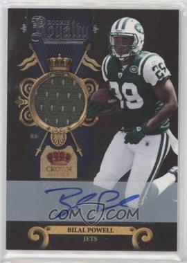 2011 Panini Crown Royale - Rookie Royalty - Materials Signatures #30 - Bilal Powell /100