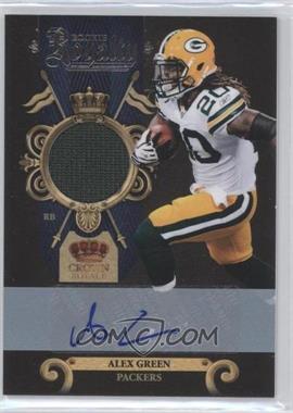 2011 Panini Crown Royale - Rookie Royalty - Materials Signatures #35 - Alex Green /100