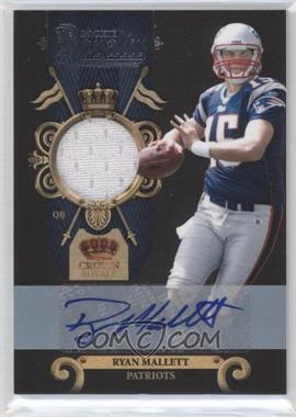 2011 Panini Crown Royale - Rookie Royalty - Materials Signatures #36 - Ryan Mallett /50