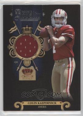 2011 Panini Crown Royale - Rookie Royalty - Materials #15 - Colin Kaepernick /299