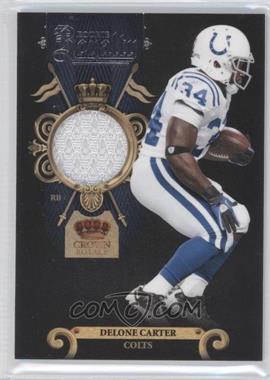 2011 Panini Crown Royale - Rookie Royalty - Materials #17 - Delone Carter /299