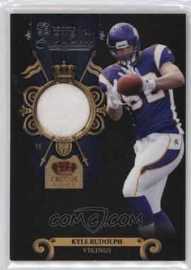 2011 Panini Crown Royale - Rookie Royalty - Materials #32 - Kyle Rudolph /299