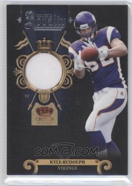 2011 Panini Crown Royale - Rookie Royalty - Materials #32 - Kyle Rudolph /299