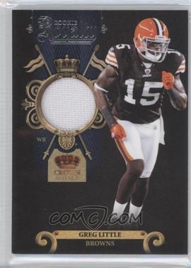2011 Panini Crown Royale - Rookie Royalty - Materials #5 - Greg Little /299