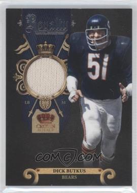 2011 Panini Crown Royale - Royalty - Materials #11 - Dick Butkus /99