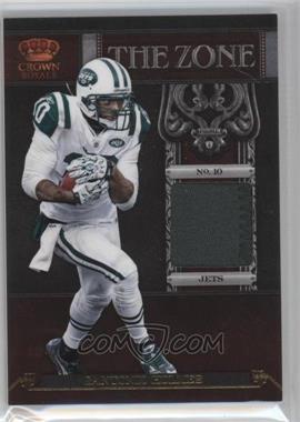 2011 Panini Crown Royale - The Zone - Materials Prime #13 - Santonio Holmes /50