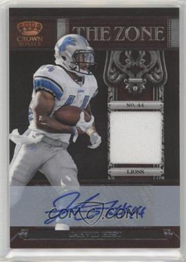 2011 Panini Crown Royale - The Zone - Materials Signatures #3 - Jahvid Best /25