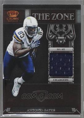 2011 Panini Crown Royale - The Zone - Materials #19 - Antonio Gates /299 [Noted]