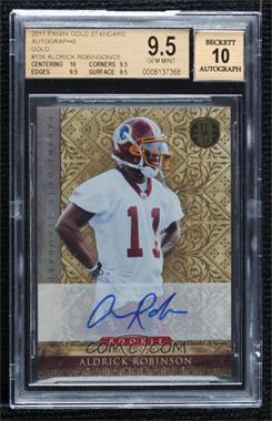 2011 Panini Gold Standard - [Base] - Gold Signatures #156 - Aldrick Robinson /25 [BGS 9.5 GEM MINT]